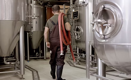 Beer Maker in Brewery